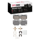 DFC 89-96 Nissan 300ZX Front & Rear Geospec Rotors with 5000 Advanced Brake Pads w/Hardware