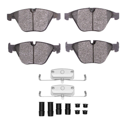 DFC 07-16 BMW 335xi Front 5000 Advanced Low Metallic Brake Pads and Hardware Kit