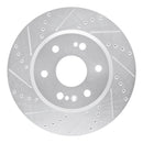 R1 19-26 GMC Yukon XL Front Drill & Slot Silver Rotors