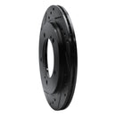 R1 99-04 Chevrolet Tracker Front Left Drilled & Slotted Black Brake Rotor