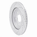 R1 05-10 Ford Mustang Front & Rear Drilled & Slotted Silver Brake Rotor Set
