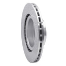 R1 06-12 Land Rover Range Rover Front Right Drilled & Slotted Silver Brake Rotor