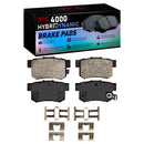 DFC 10-13 Suzuki Kizashi Rear Geospec Rotors w/4000 HybriDynamic Brake Pads w/Hardware
