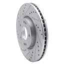 R1 05-19 Hyundai Tucson Front Drilled & Slotted Silver Brake Rotor Set