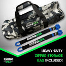 Rhino USA 7/8In X 30Ft Kinetic Rope Recovery Kit W/Soft Shackles (Blue)
