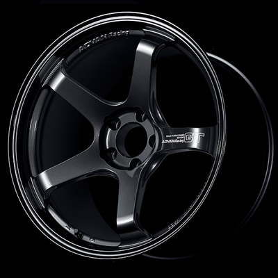 Advan GT Beyond 19x10.5 +15 5x114.3 Racing Titanium Black Wheel
