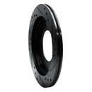 R1 99-04 Chevrolet Tracker Front Left Drilled & Slotted Black Brake Rotor