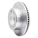 R1 09-24 Dodge Ram 4000 Front Drilled & Slotted Silver Brake Rotor Set