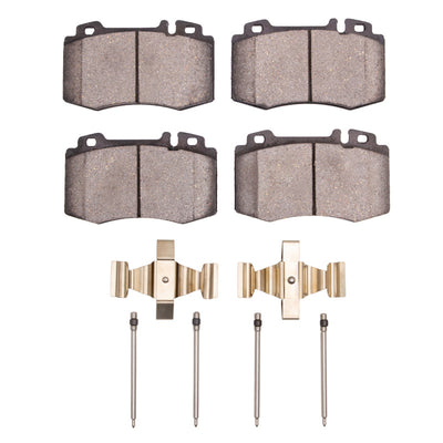 DFC 93-06 Mercedes-Benz CL600 Front 5000 Advanced Low Metallic Brake Pads and Hardware Kit