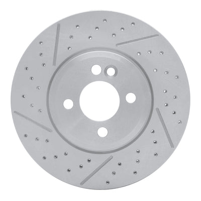 DFC 07-15 Mini Cooper Clubman Front Drilled and Slotted Brake Rotor