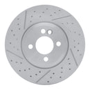 DFC 07-15 Mini Cooper Clubman Front Drilled and Slotted Brake Rotor