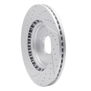 R1 15-26 Hyundai Elantra Front Right Drilled & Slotted Geo-Carbon Rotor