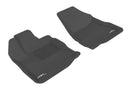 3D MAXpider 2010-2017 Chevrolet Equinox Kagu 1st & 2nd Row Floormats - Black