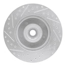 R1 03-03 Dodge Ram 1500 Van Front Right Drilled & Slotted Silver Brake Rotor