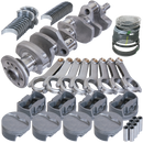 Eagle Chevy 350 3.750in Crank 6.000in H-Beam -5cc Flat Top 4.060in Pistons Rotating Assembly