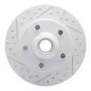 R1 73-93 Ford F-150 Rwd Front Left Drilled & Slotted Geo-Carbon Rotor