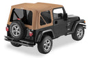 Bestop 97-02 Jeep Wrangler TJ Replace A-Top (Spice Sailcloth Tinted Windows No Door Skins )