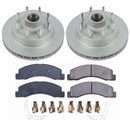 Power Stop 99-02 Ford F-350 Super Duty Front Z17 Coated Brake Kit