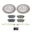 Power Stop 18-20 Mitsubishi Eclipse Cross Front and Rear Semi-Coated Rotor Kit