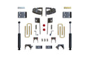 Maxtrac 2019+ 2WD/4WD 2in/4in Lowering Kit w/ Struts and Forged Alum. UCAs