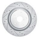 R1 19-23 Subaru Ascent Front & Rear Drilled & Slotted Silver Brake Rotor Set