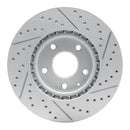 R1 13-19 Mazda 6 Front Left Drilled & Slotted Geo-Carbon Rotor