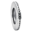 R1 84-87 Toyota Cressida Front Right Drilled & Slotted Silver Brake Rotor