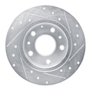 R1 19-25 Mazda 3 Sport Front & Rear Drilled & Slotted Silver Brake Rotor Set