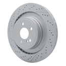 DFC 10-18 Mercedes-Benz E63 AMG S Rear Drilled and Slotted Hi-Carbon Alloy Geomet Coated Rotor