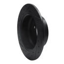 R1 93-95 Volvo 850 Rear Right Drilled & Slotted Black Brake Rotor