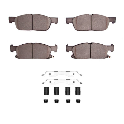 DFC 17-20 Ford Fusion Front 4000 HybriDynamic Brake Pads and Hardware Kit
