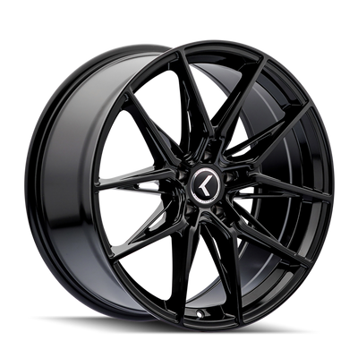 Kraze KR196 Evolve 18x8.5 / 5x120 BP / 30mm Offset / 72.56mm Hub Gloss Black Wheel