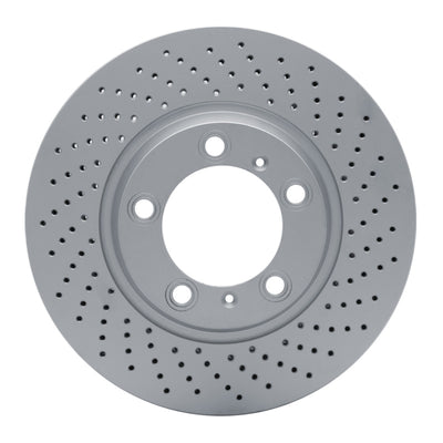 DFC 99-23 Porsche 911 Right Front Drilled Hi-Carbon Alloy Geomet Coated Rotor