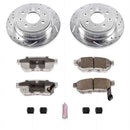 Power Stop 99-00 Honda Civic Front & Rear Z26 Street Warrior Brake Kit