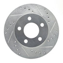 R1 80-89 American Motors Eagle Front Drilled & Slotted Silver Brake Rotor Set