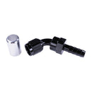 Russell 6AN ProClassic Crimp 60 Degree Hose End - Black