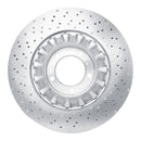 DFC 15-17 Porsche 911 Right Front Drilled Hi-Carbon Alloy Geomet Coated Rotor