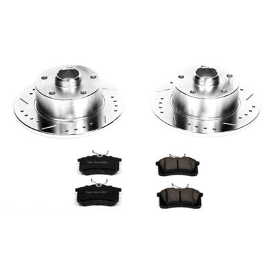 Power Stop 98-01 Audi A4 Rear Z23 Evolution Sport Brake Kit w/Calipers
