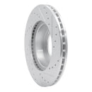 R1 91-98 Toyota T100 Front Left Drilled & Slotted Silver Brake Rotor