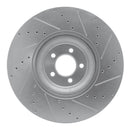 R1 10-24 Jaguar F-Type Front & Rear Drilled & Slotted Silver Brake Rotor Set