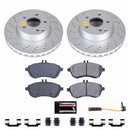 Power Stop 12-16 Mercedes-Benz C250 Front & Rear Z17 Evolution Geomet Coated Brake Kit