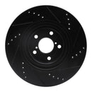 R1 13-20 ScIon FR-S Front & Rear Drill/Slot Black Rotors w/Optimum Pads