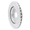 R1 04-11 Cadillac STS Front Left Drilled & Slotted Silver Brake Rotor