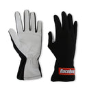 RaceQuip Black Basic Race Glove - Large