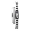 R1 74-81 Dodge W150 Front Right Drilled & Slotted Silver Brake Rotor