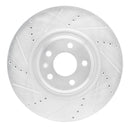 R1 12-20 Audi A6 Front & Rear Drilled & Slotted Silver Brake Rotor Set