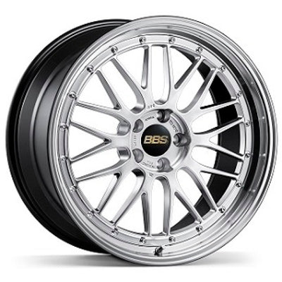 BBS LM 20x9 5x130 ET42 CB71.6 Diamond Silver Wheel w/ Diamond Cut Machined Lip