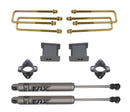 MaxTrac 16-18 GM C1500 2WD w/Stamped Steel Susp. 5in/3in MaxPro Elite Spindle Lift Kit w/FOX Shocks