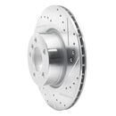 R1 11-18 BMW X3 Front & Rear Drilled & Slotted Silver Brake Rotor Set