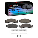 DFC 76-78 Jeep CJ7 Front Rotors w/4000 HybriDynamic Brake Pads w/Hardware